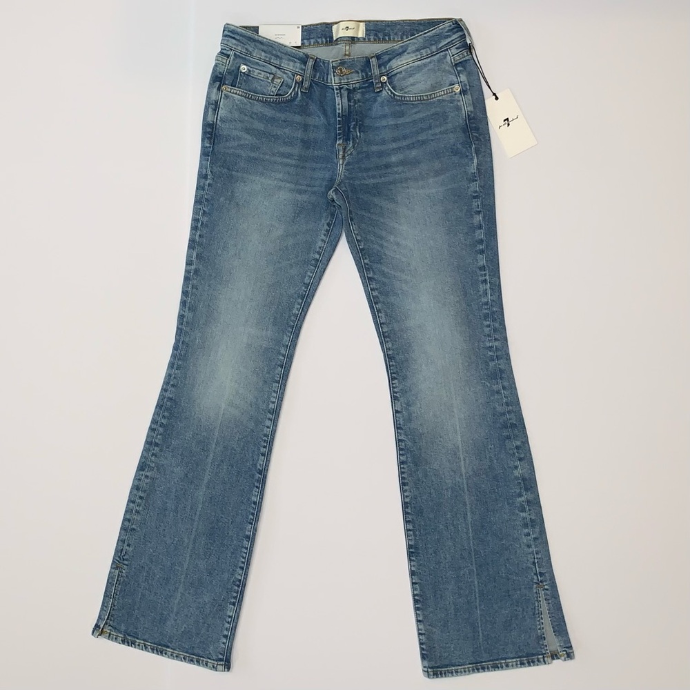 7 For All Mankind Women’s Low-Rise Bootcut Blue Denim Jeans-Size 29 New